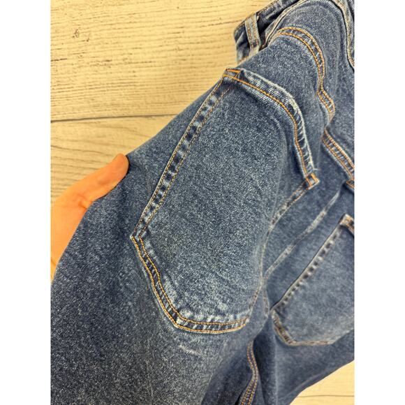 Ava & Viv Plus Size High Rise Relaxed Bermuda Jean Shorts Size 20 - Picture 6 of 7